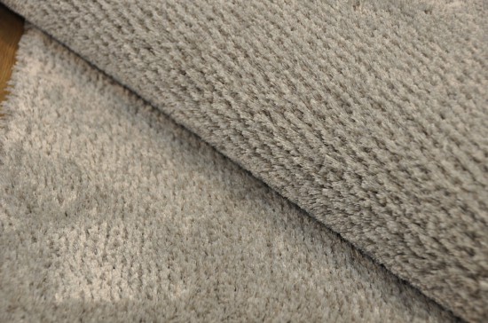 polypropyleen synthetisch grijs machinaal geweven polyester gestreept zijdeglans tapijt