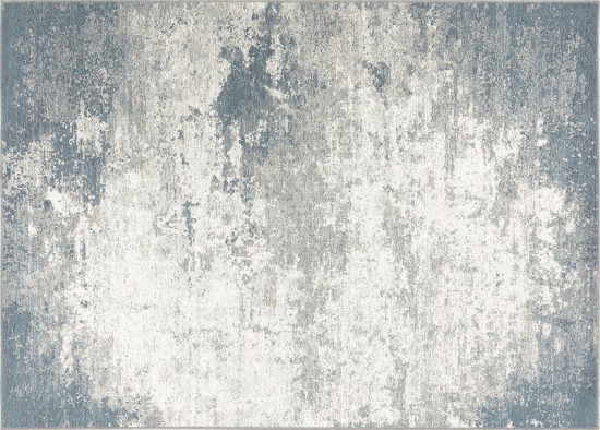 blauw wol katoen grijs machinaal geweven vlakgeweven gewolkt verweerd
