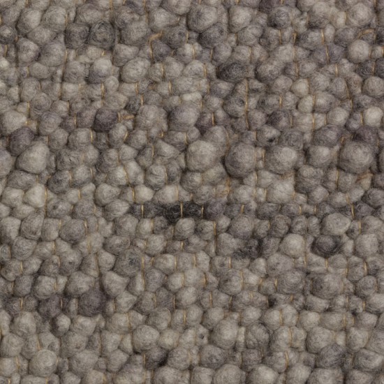 wol grijs handgeweven vlakgeweven effen tapijt 12