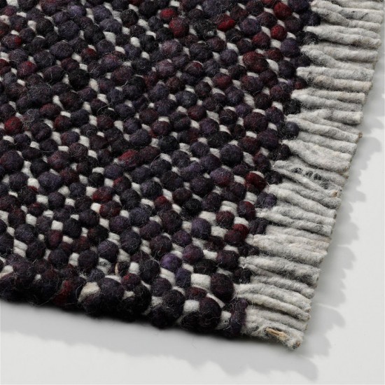 wol handgeweven effen tapijt 1