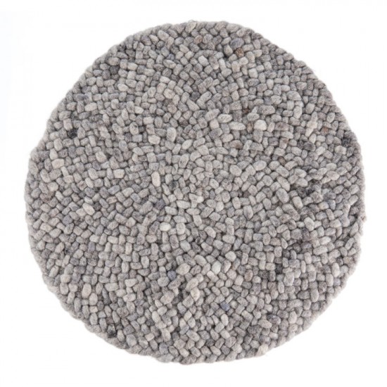wol grijs handgeweven vlakgeweven effen tapijt 22