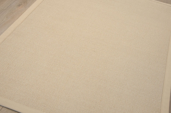 sisal beige machinaal geweven vlakgeweven effen 3