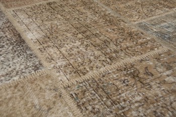 Patchwork Browngreen 145x200 443138