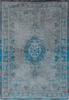 Fading World Medallion Grey Turquoise 8255