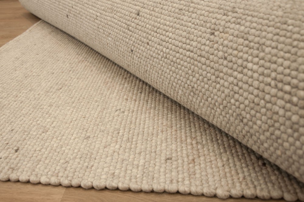 Tapijt Handwoven Flatweave Beige